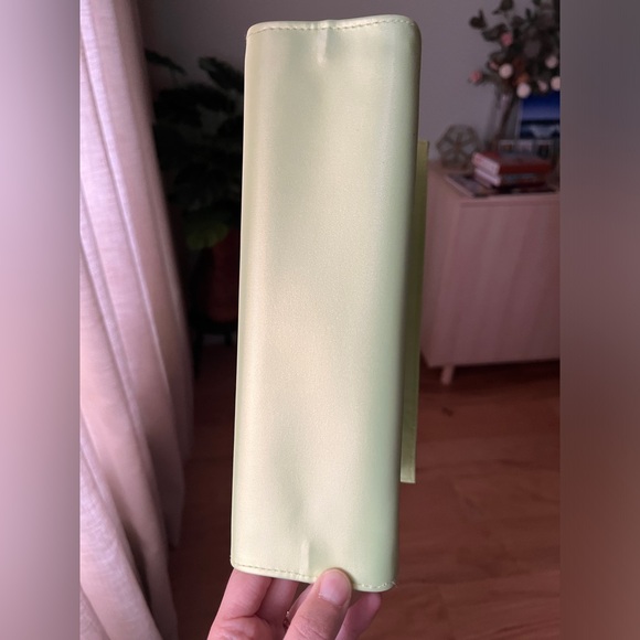 Rare Vintage Parfums Christian Dior green clutch / cosmetic case - Picture 5 of 8